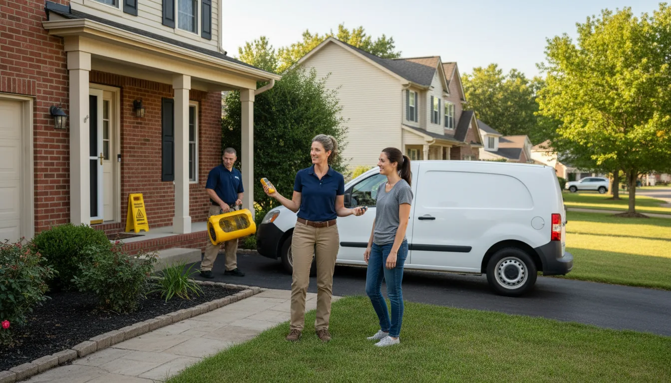 Water restoration image for Water Damage & Restoration Services in Adamsville, AL